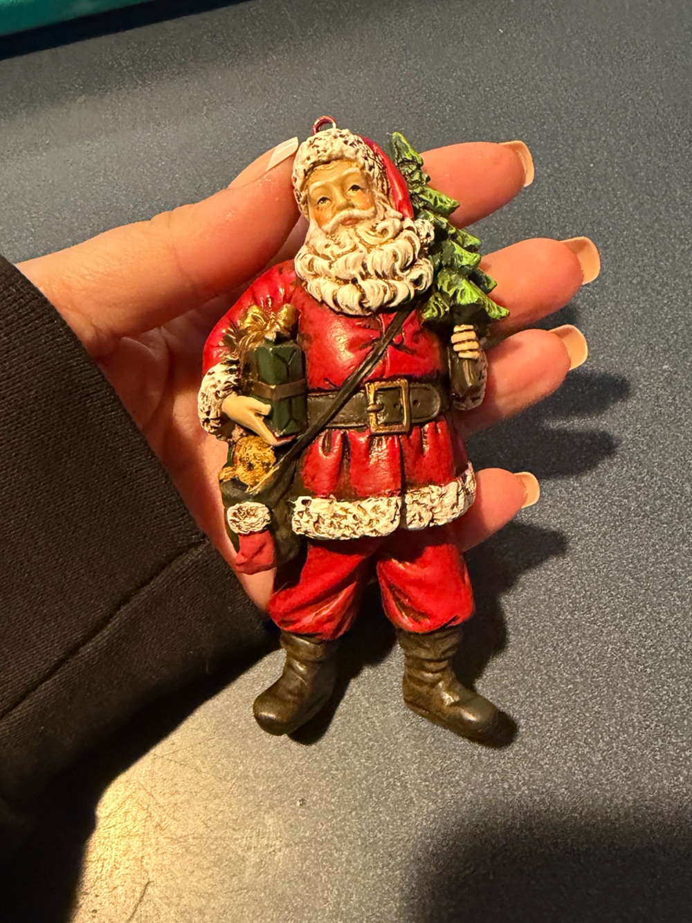 Antique Classic Red Santa Claus Ornament - Holiday Home Décor